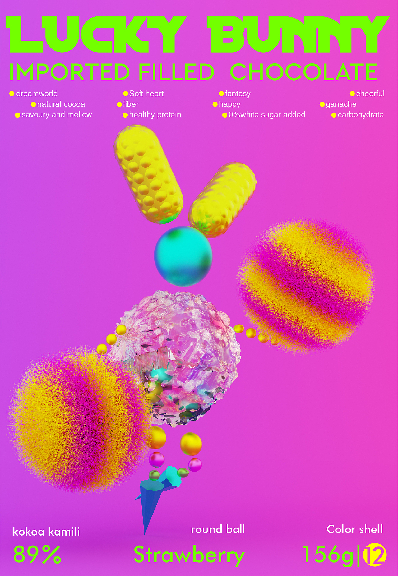 M01design/luckyBunny巧克力兔年礼盒,解锁味蕾新体验