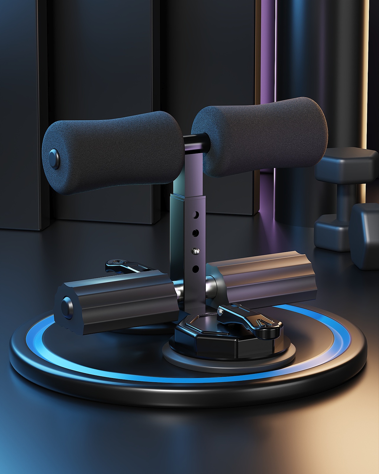 仰卧起坐辅助器（图ZMzIzMTQ3NjI4） - 产品 - 站酷设计师LuckyXi666原创素材 - 站酷ZCOOL