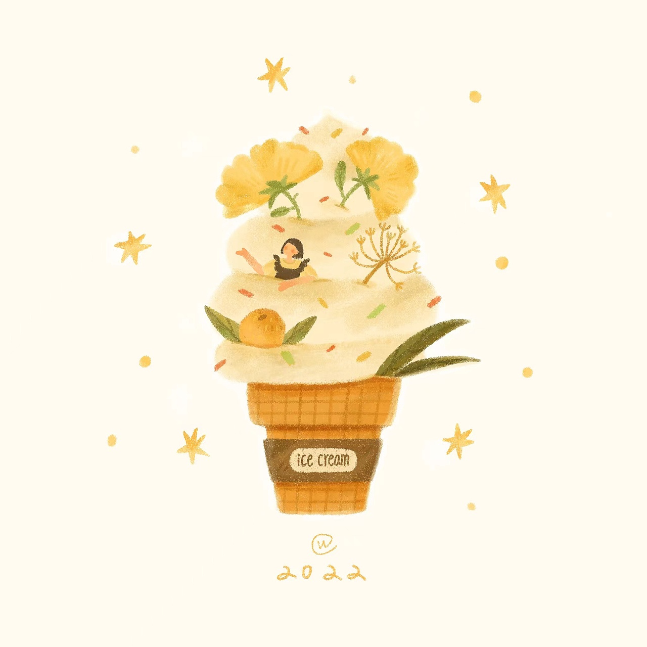 温暖的季节（图ZMzQ0Njc2MzE2） - 创作习作 - 站酷设计师松间照小兔原创素材 - 站酷ZCOOL