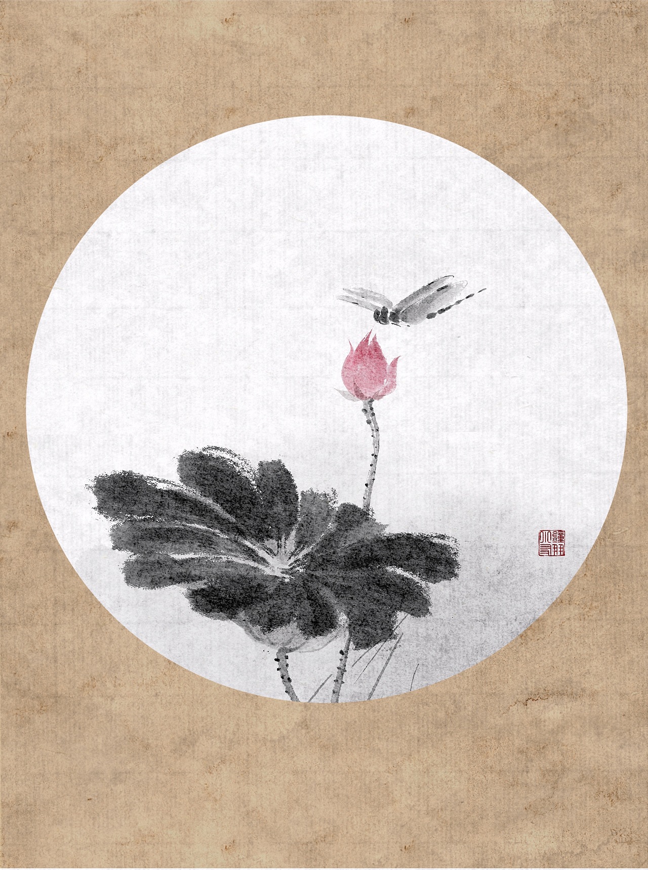 ipad仿水墨国画——花鸟鱼虫