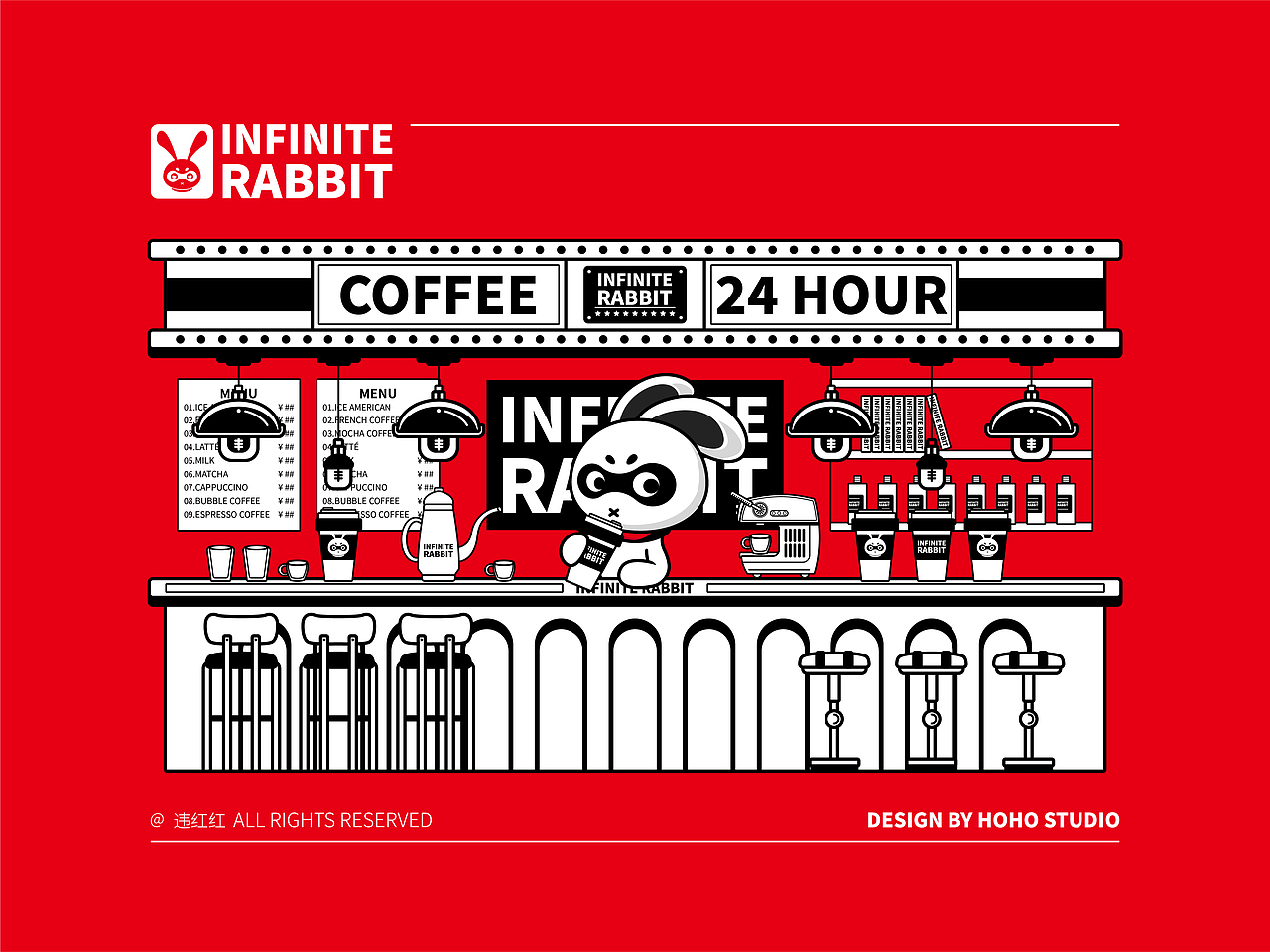 潮牌无穷兔IP品牌设计 x 违红红（图ZMzQyNzY4MzQ4） - IP形象 - 站酷设计师桃记工作室原创素材 - 站酷ZCOOL