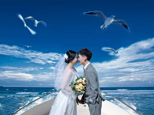 ps-婚纱合成精修