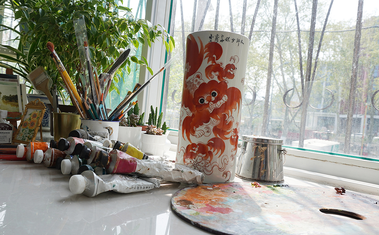 格桑花开 /原创油画