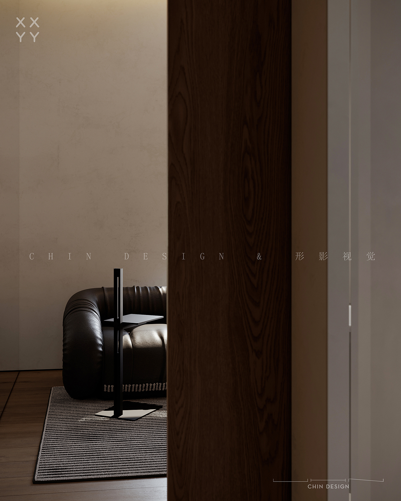 被称做家的地方~一层带小院之典范——CR渲染