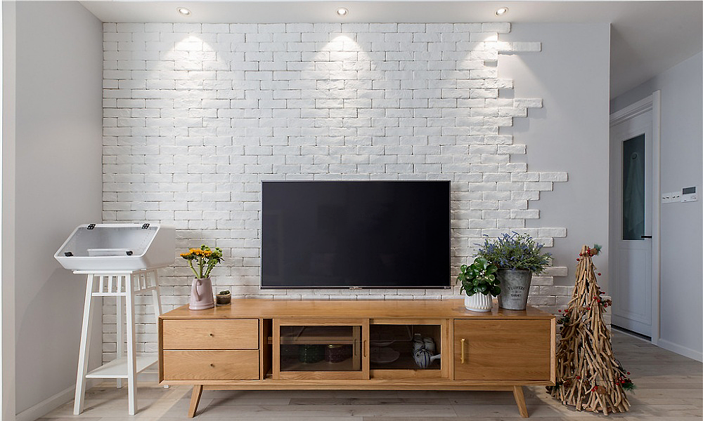 80㎡舒适北欧2室2厅，营造清新舒缓的生活格调