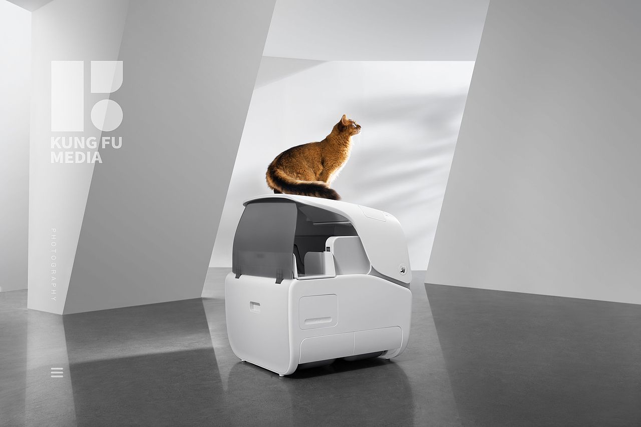 3i智能封装净味猫砂舱平面拍摄图（图ZMzU4MDkyNjk2） - 产品摄影 - 站酷设计师KUNGFU功夫原创素材 - 站酷ZCOOL