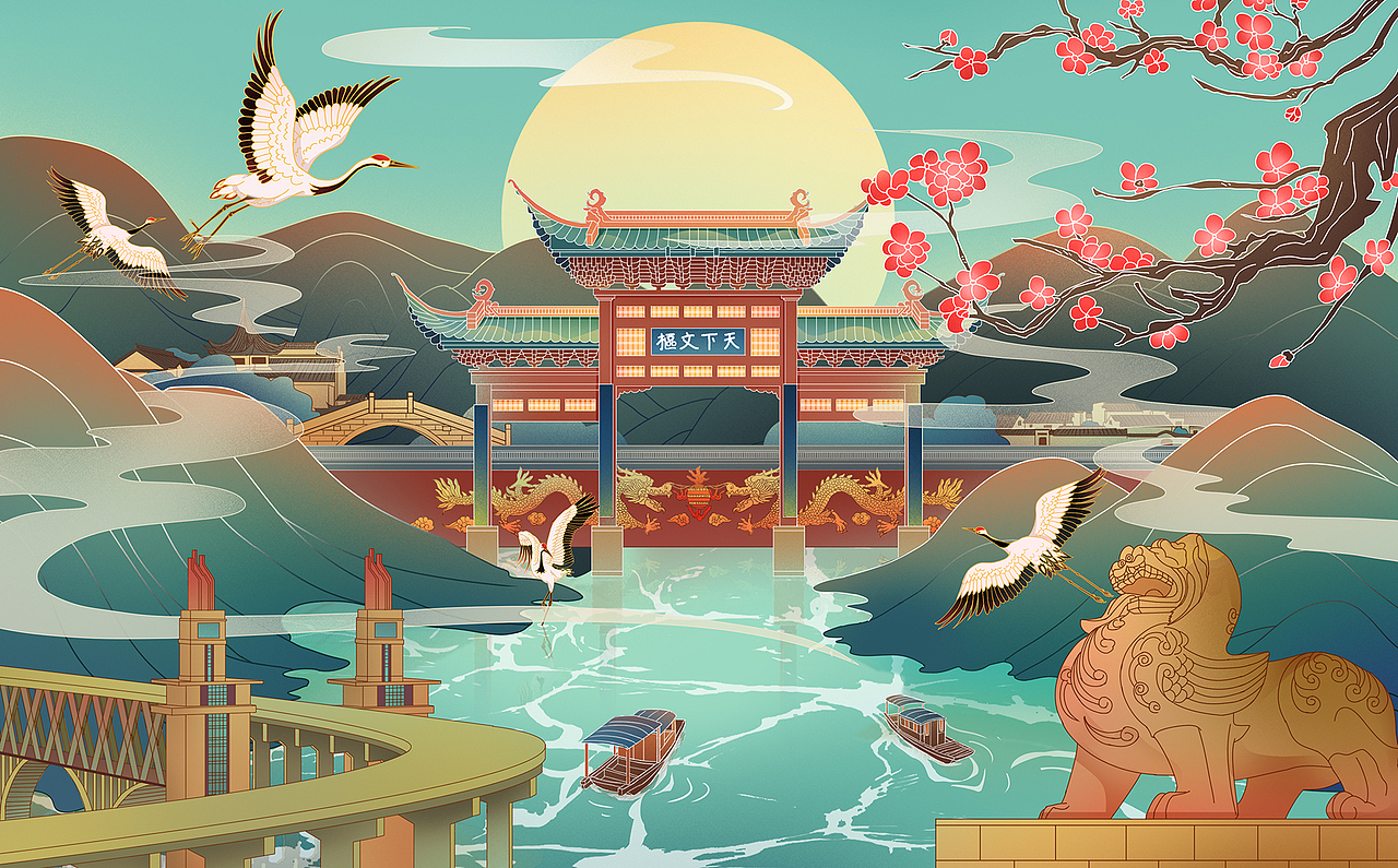 南京陶瓷包装插画设计（图ZMzA2ODY0NDc2） - 商业插画 - 站酷设计师一个人的斯塔sta原创素材 - 站酷ZCOOL