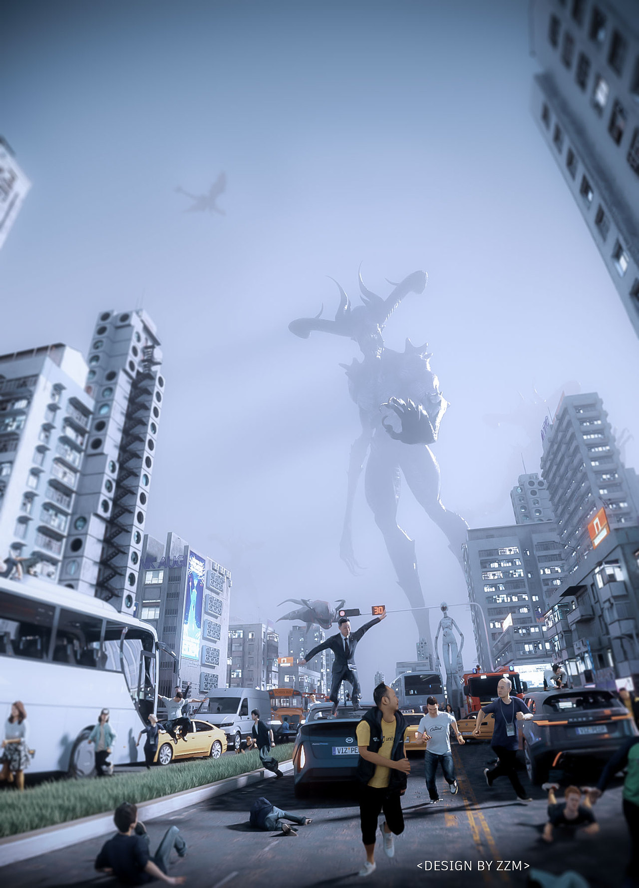 《末世录，第三天》（图ZMzEzNjk3MzI4） - 场景 - 站酷设计师拟哒耶原创素材 - 站酷ZCOOL