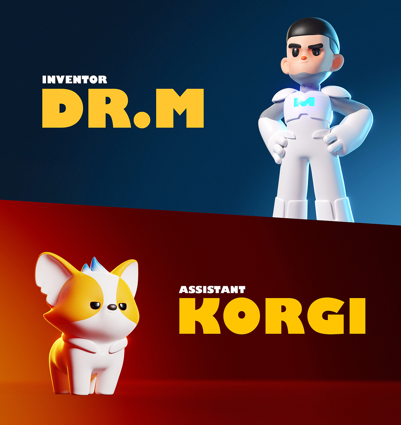 Dr.M&Korgi元宵动画/美的IP形象