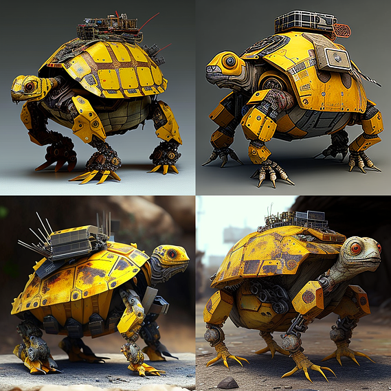 机械装甲龟,ai智能尝试