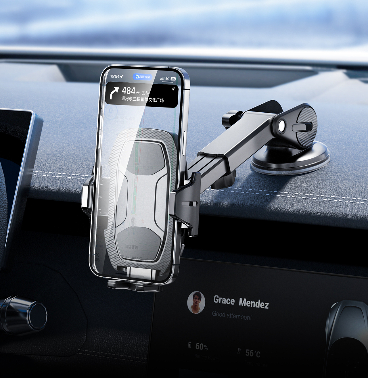 车载手机支架详情设计分享