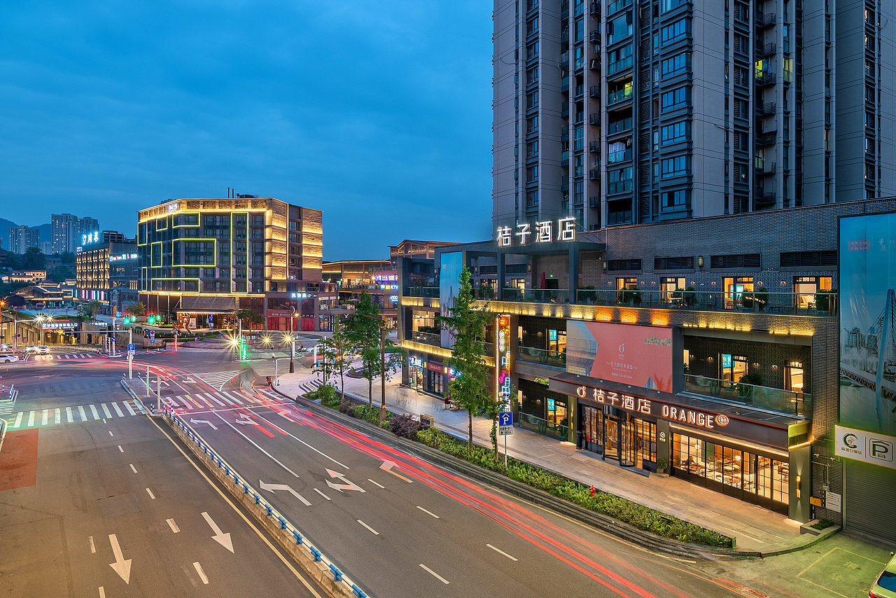 重庆市沙坪坝区酒店拍摄|桔子精品酒店|酒店摄影(一)
