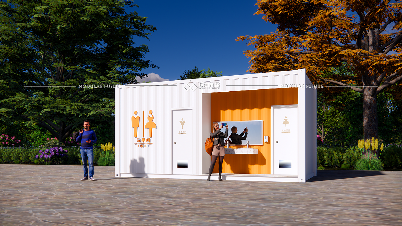 集装箱厕所设计（图ZMzM4NTU2OTg0） - 建筑/空间 - 站酷设计师扬品集装箱定制原创素材 - 站酷ZCOOL