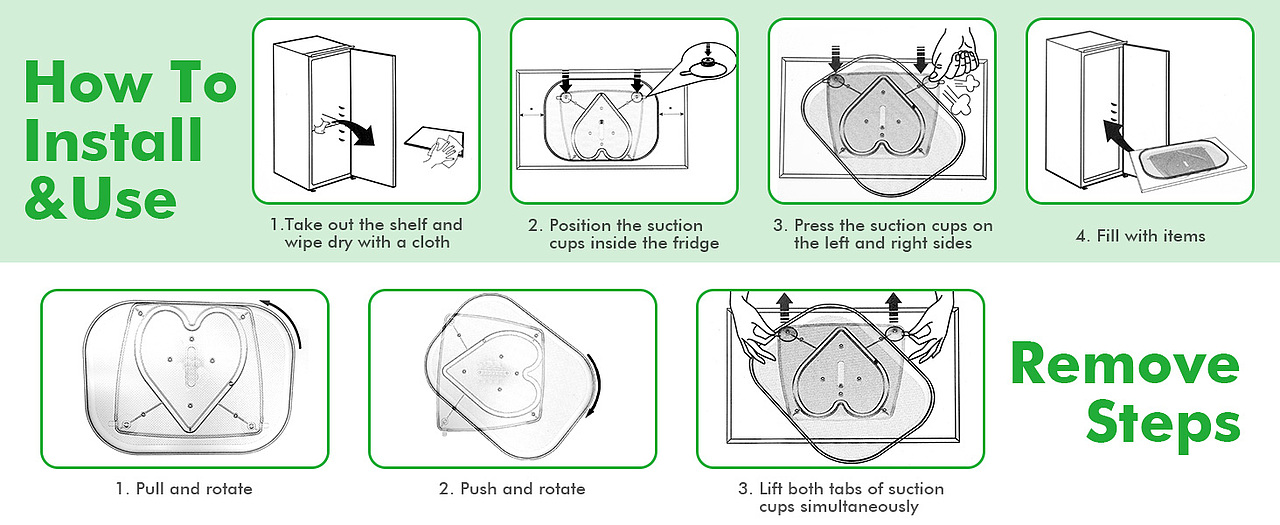 冰箱收纳底座 亚马逊主图 A+