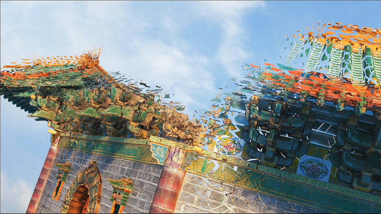 MAX＆TYFLOW建筑生长动画（图ZMzUxMzg5ODEy） - 动画/影视 - 站酷设计师崂山盗圣原创素材 - 站酷ZCOOL