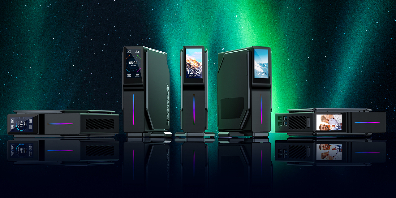 Mini PC迷你PC桌面电脑主机产品渲染选集3