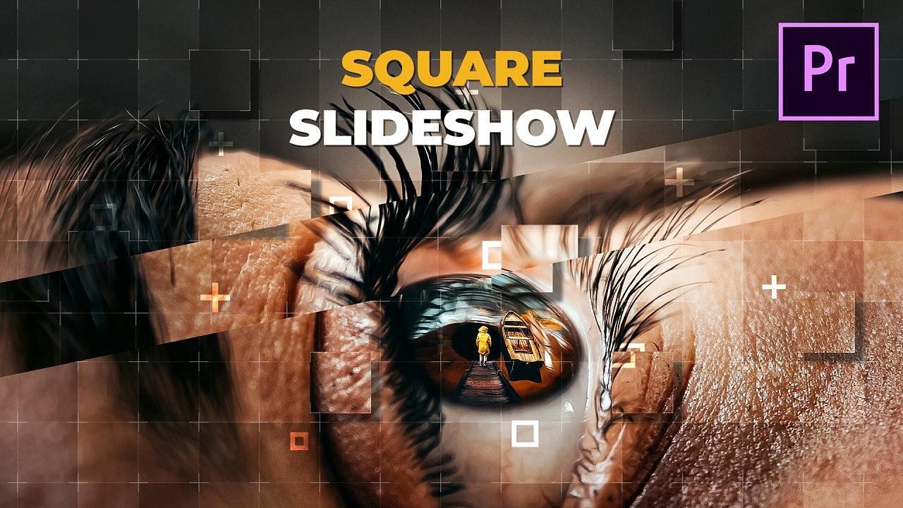 PR模板|流畅漂亮动态简单方形动画标题介绍爱情故事