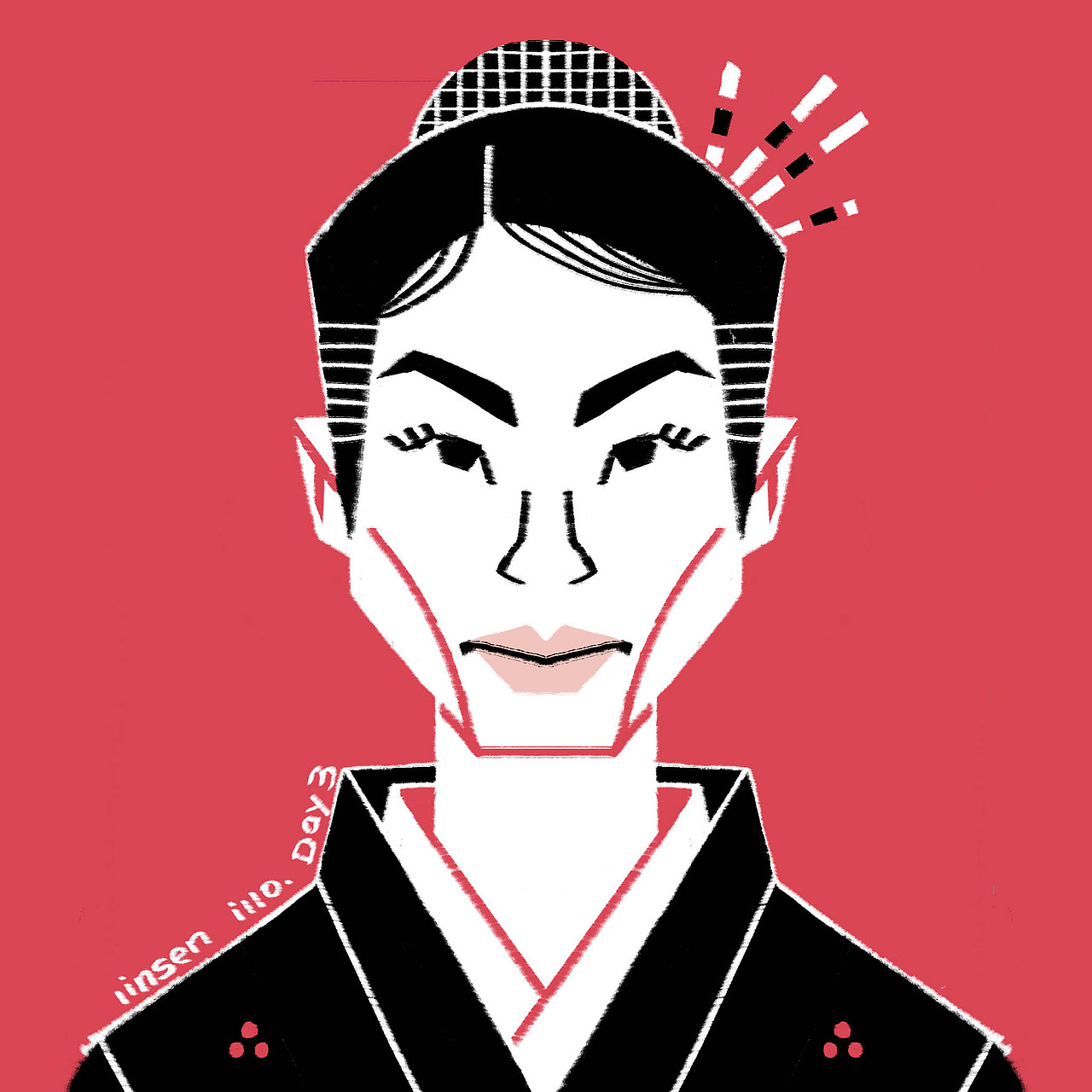 2024年1月肖像插画打卡记录（图ZMzYxNTk0Mjk2） - 商业插画 - 站酷设计师林森插画原创素材 - 站酷ZCOOL