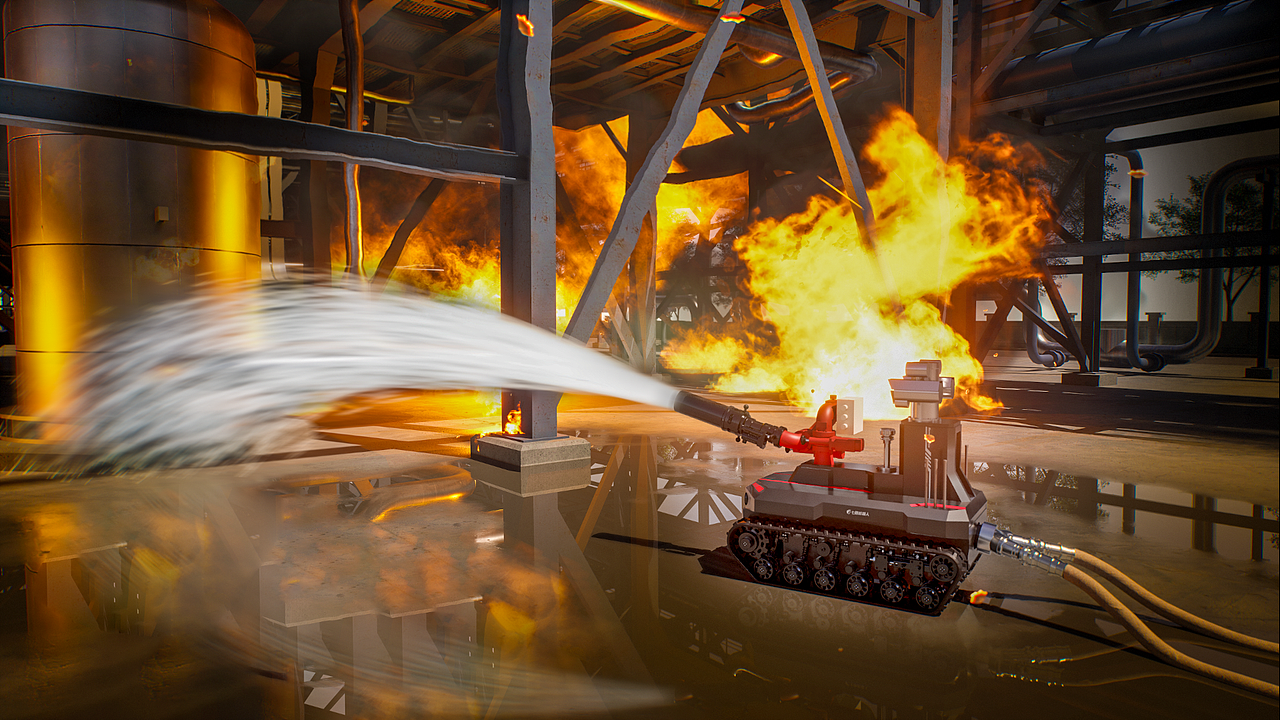 七腾消防机器人