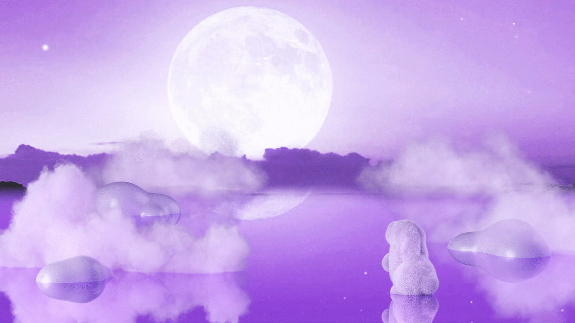 中秋海报-三维动画-C4D-3C数码产品