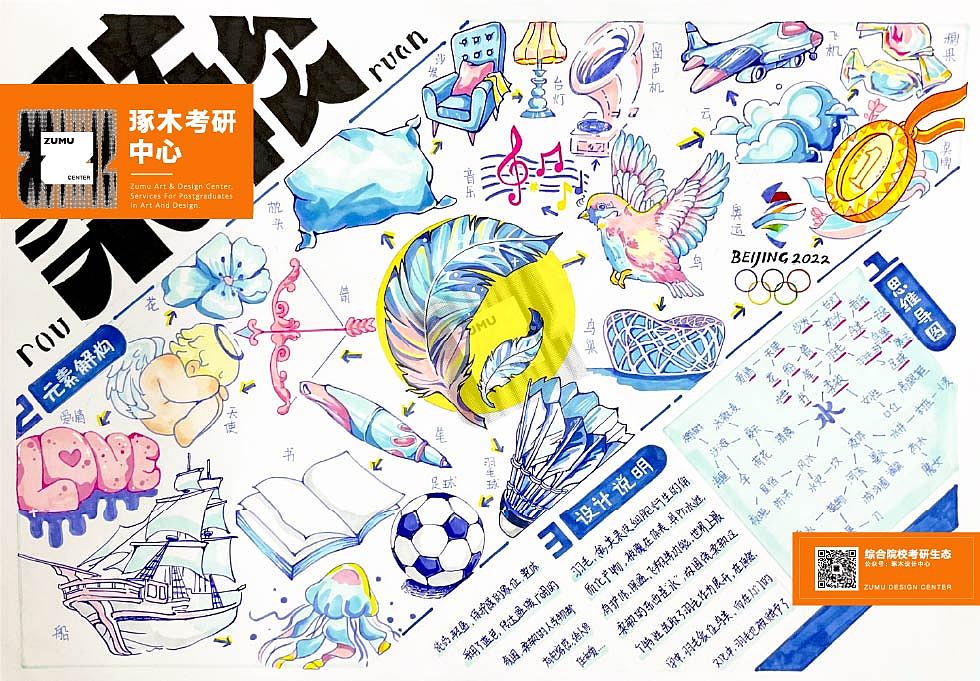 琢木考研·综合类院校视传考研手绘·优秀画面分享