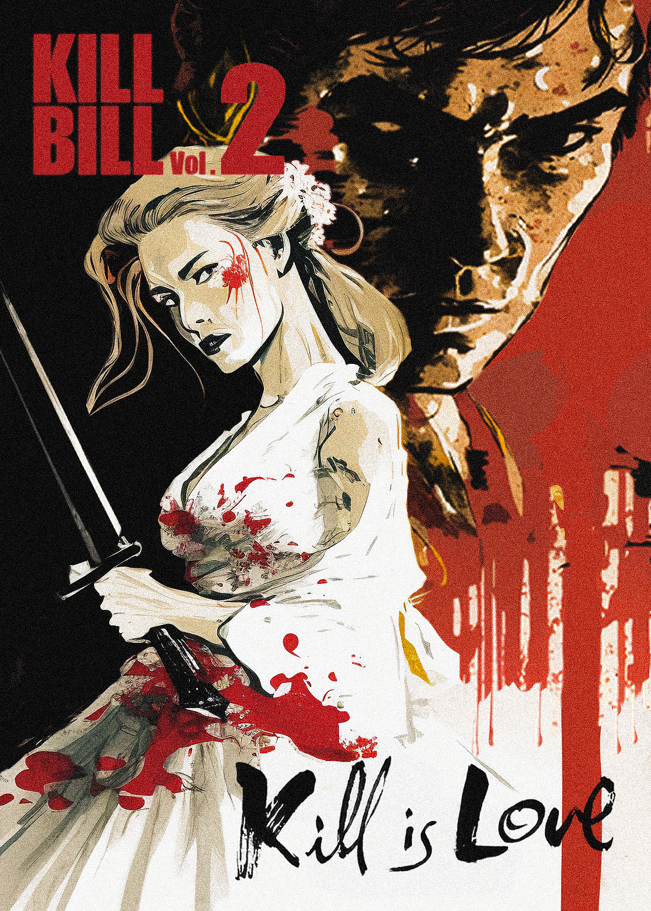 「杀死比尔2」2004，昆汀·塔伦蒂诺（图ZMzM4NDY3NTc2） - 海报 - 站酷设计师erNESTys8原创素材 - 站酷ZCOOL