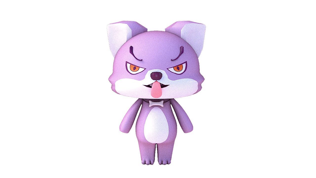 Blender 吉祥物 IP Design 粉红猫 粉红狗（图ZMzE1ODk1MTE2） - 人物/生物 - 站酷设计师手空空无一物原创素材 - 站酷ZCOOL