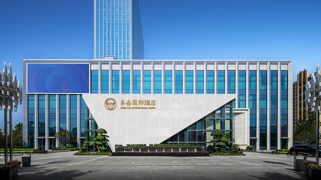 山东淄博东岳国际大酒店[酒店空间摄影]