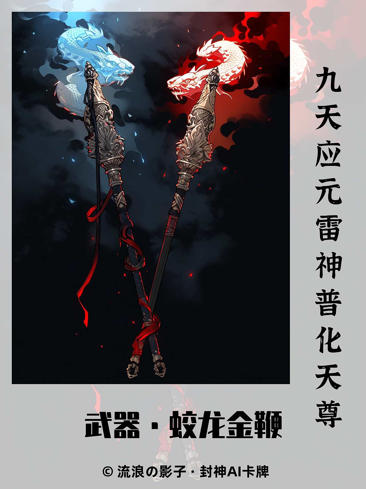 封神角色卡牌设计：九天应元雷声普化天尊