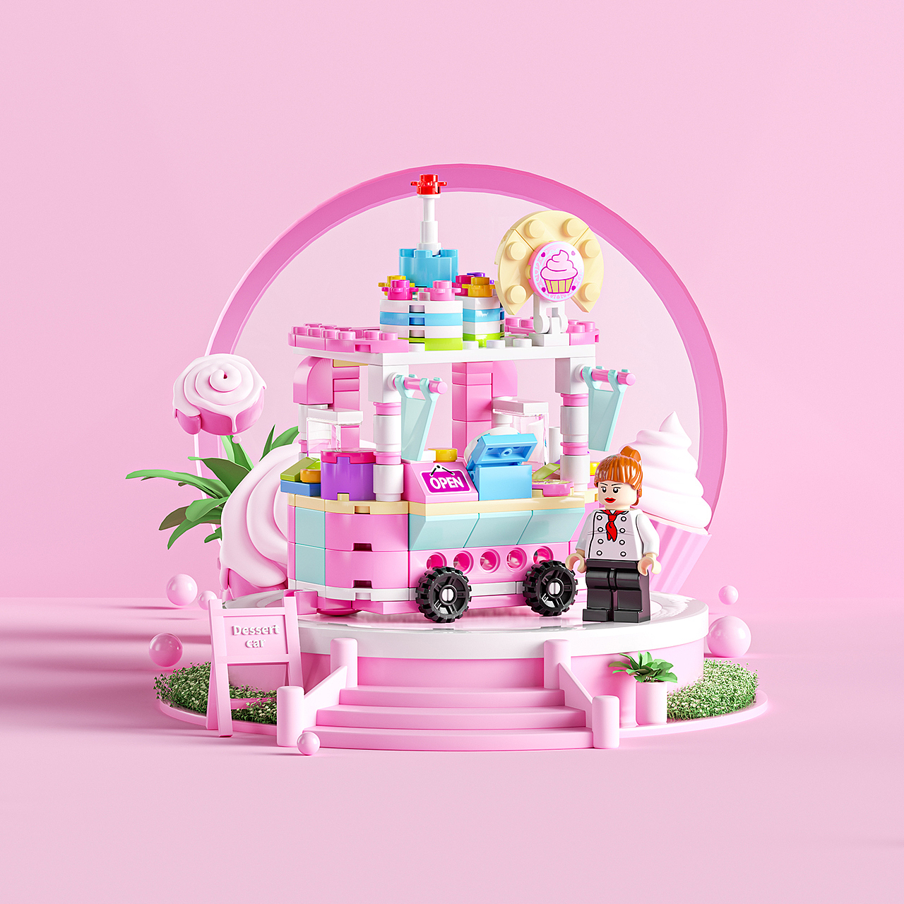 Snack street—积木_小吃街