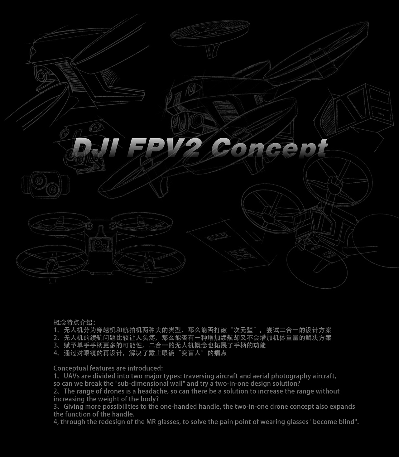 DJI FPV2 Concept（图ZMzU2ODM3MDM2） - 电子产品 - 站酷设计师TimBergling原创素材 - 站酷ZCOOL