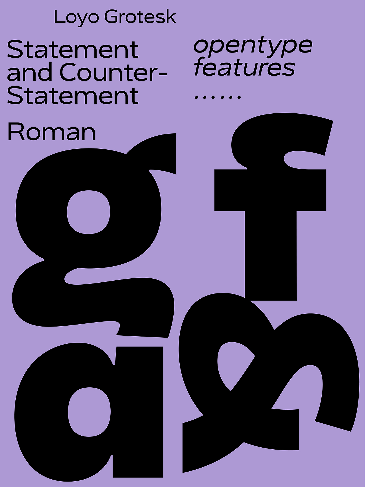 Loyo Grotesk Version 1.0 可变字体家族