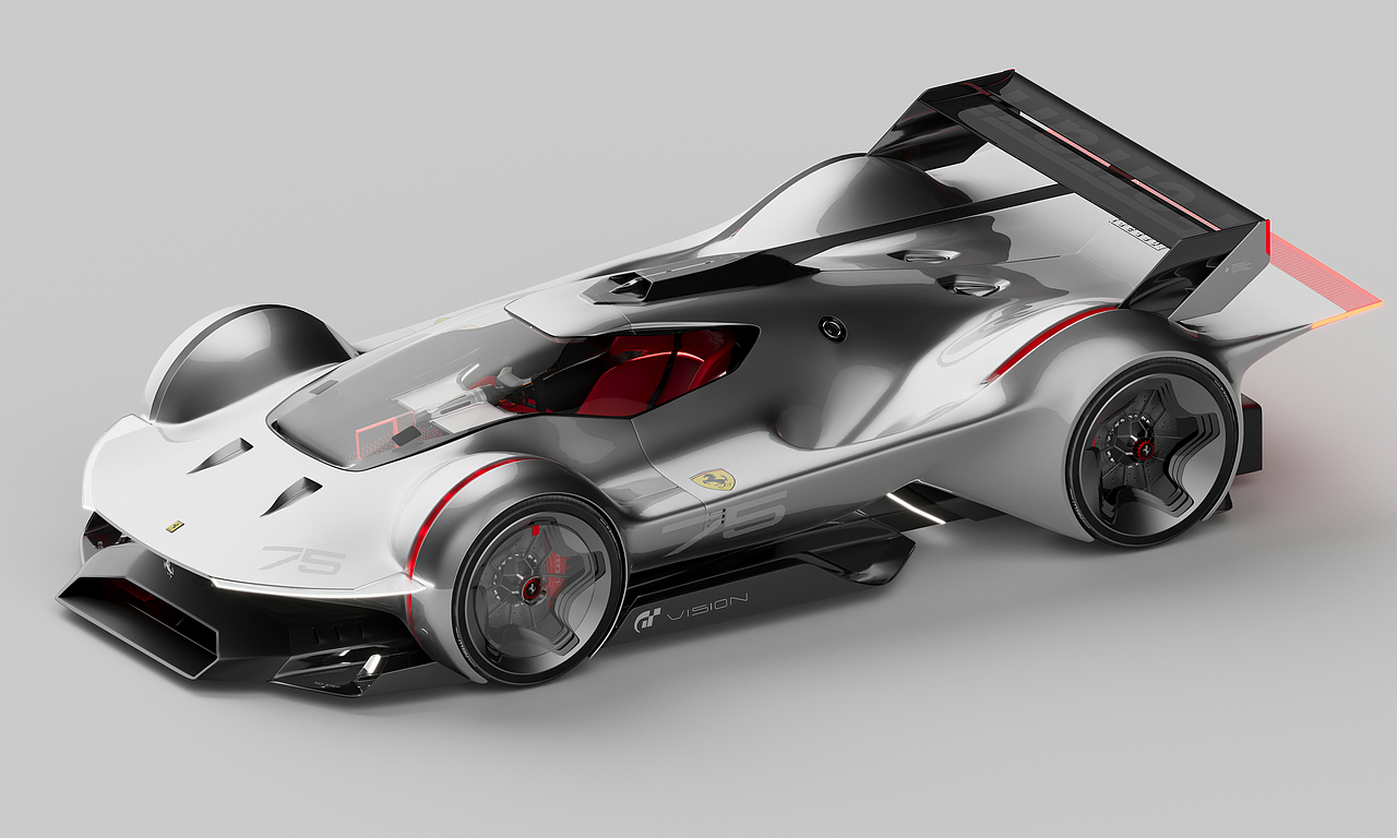 Ferrari VGT 建模及绑定（图ZMzM4MDc0MDM2） - 机械/交通 - 站酷设计师I3DBOX设计原创素材 - 站酷ZCOOL