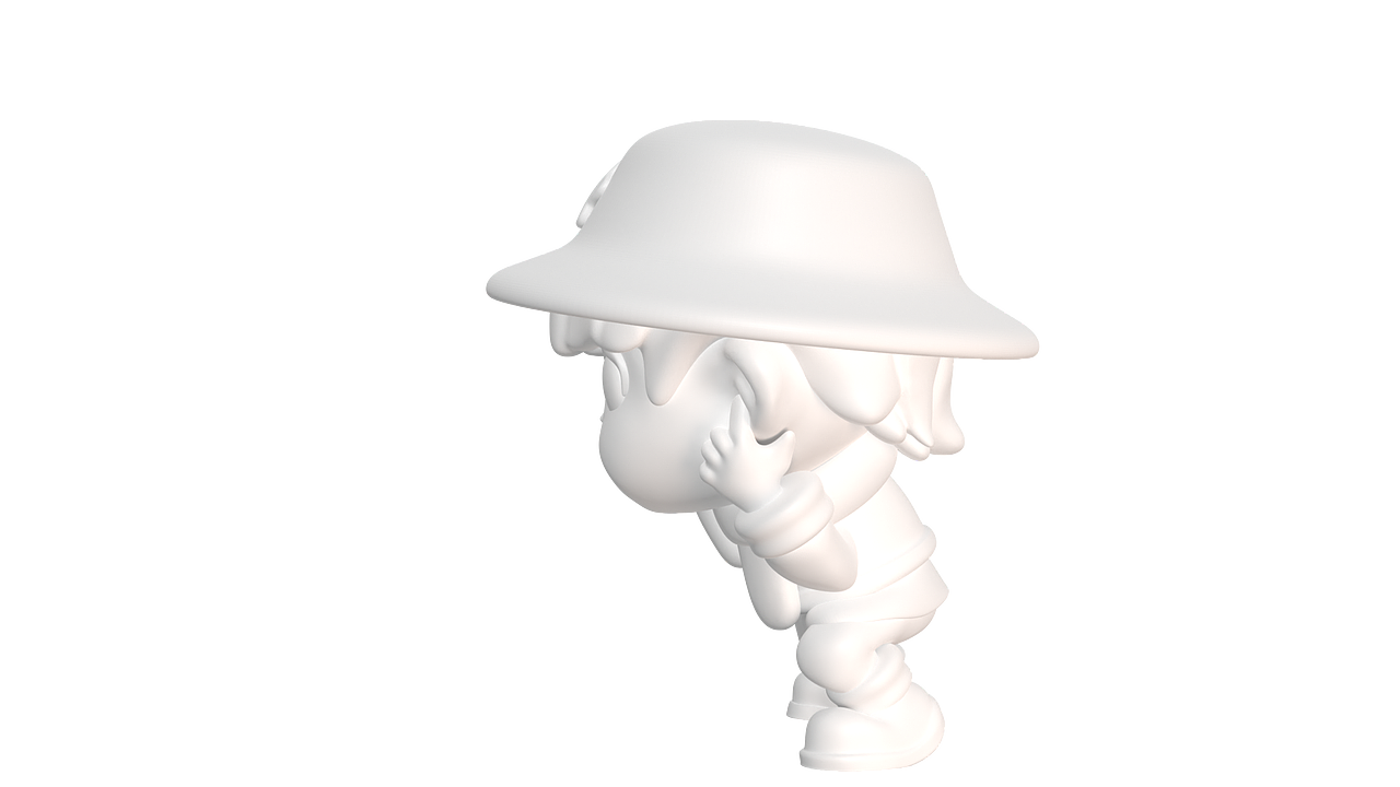 淘淘烤番薯白模右面