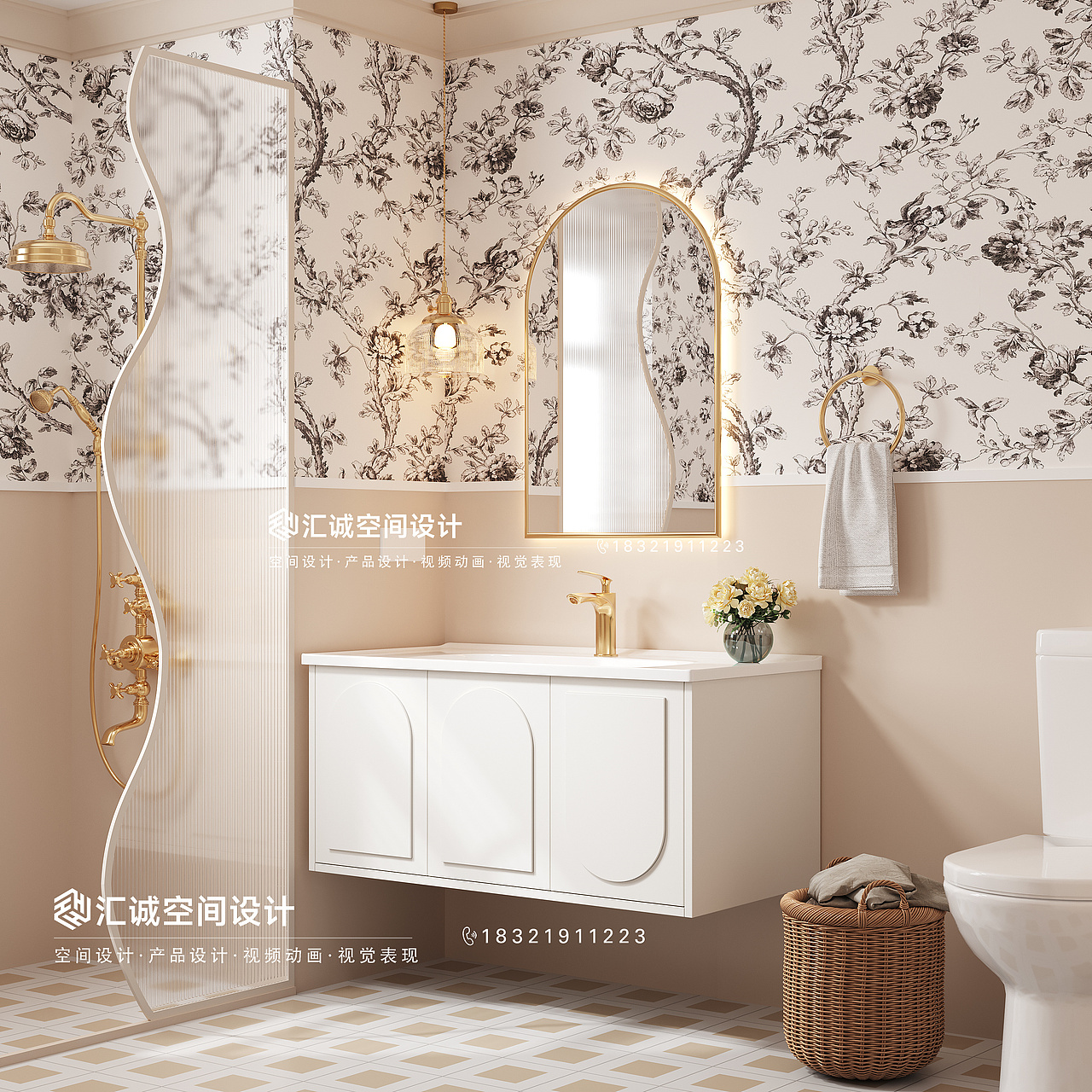 3D法式轻中古风浴室柜（图ZMzQxOTA5NDQ4） - 产品 - 站酷设计师未见山海的夏夏原创素材 - 站酷ZCOOL