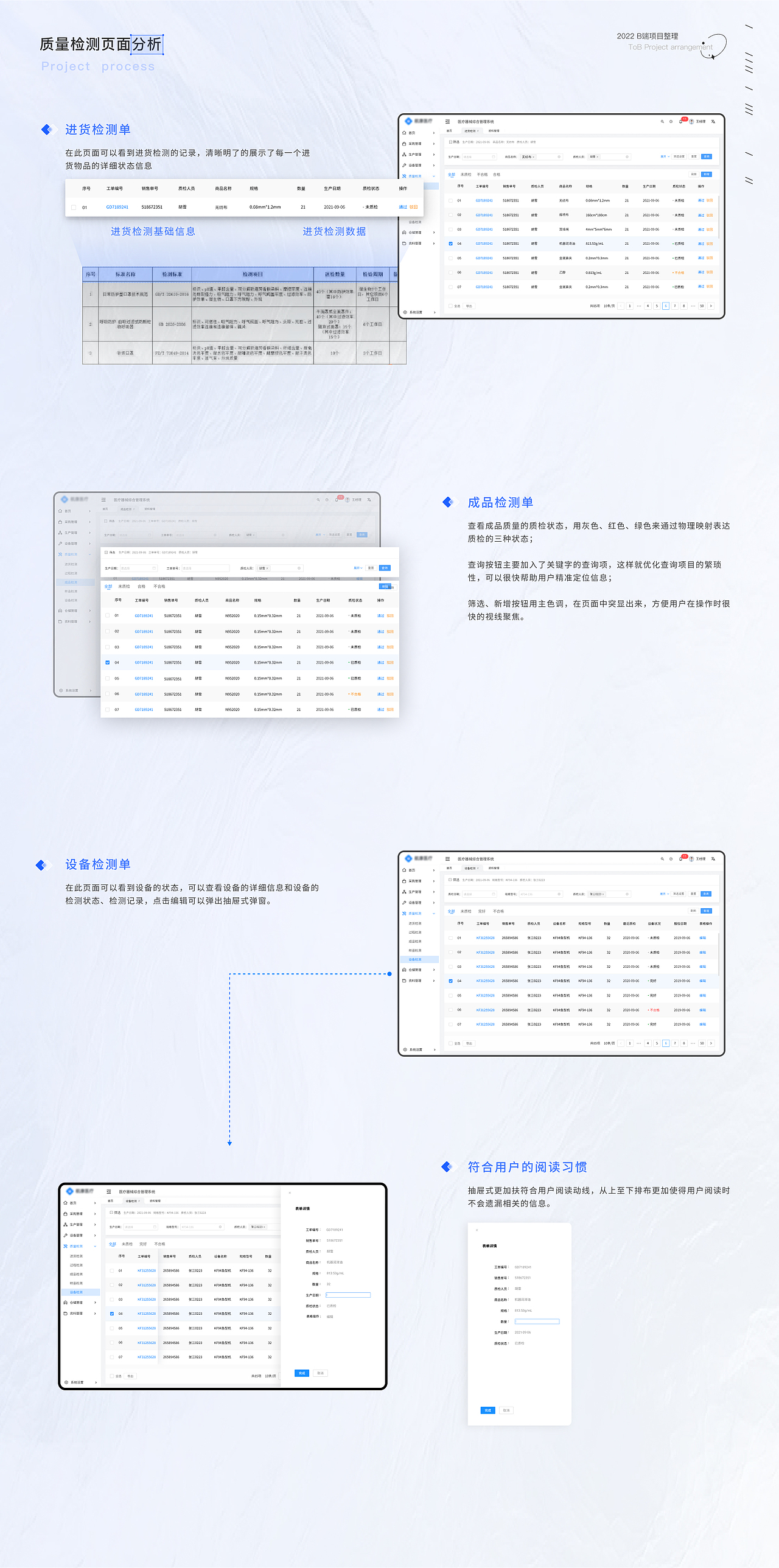 B端ERP项目复盘——医疗器械综合管理系统（图ZMzE3NTE2Mjc2） - 交互/UE - 站酷设计师小蟹小蟹原创素材 - 站酷ZCOOL
