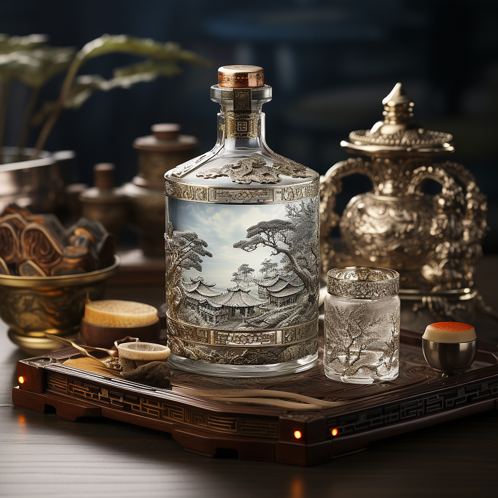 AIGC-MJ合成详情页，国风白酒（图ZMzUwOTk5MDY0） - AI作品 - 站酷设计师常威不会武功原创素材 - 站酷ZCOOL