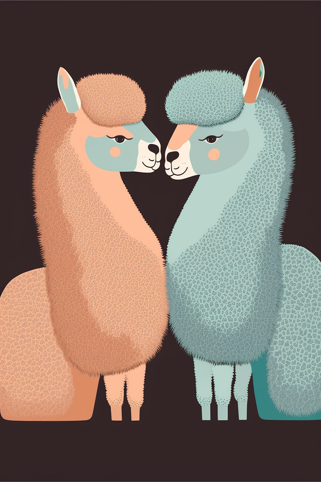 动物爱情的气氛海报儿童插画（图ZMzMxNjc4OTA4） - 绘本 - 站酷设计师子都树蚁原创素材 - 站酷ZCOOL