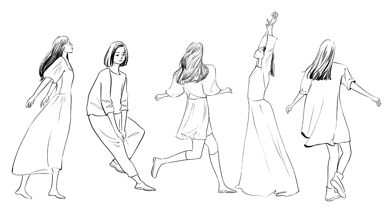 这一年画的一些速写