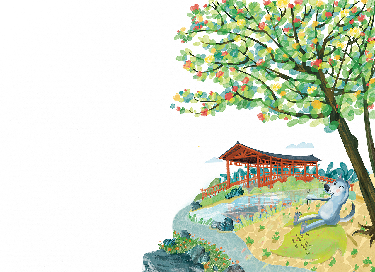 出版社故事书配图-儿童插画