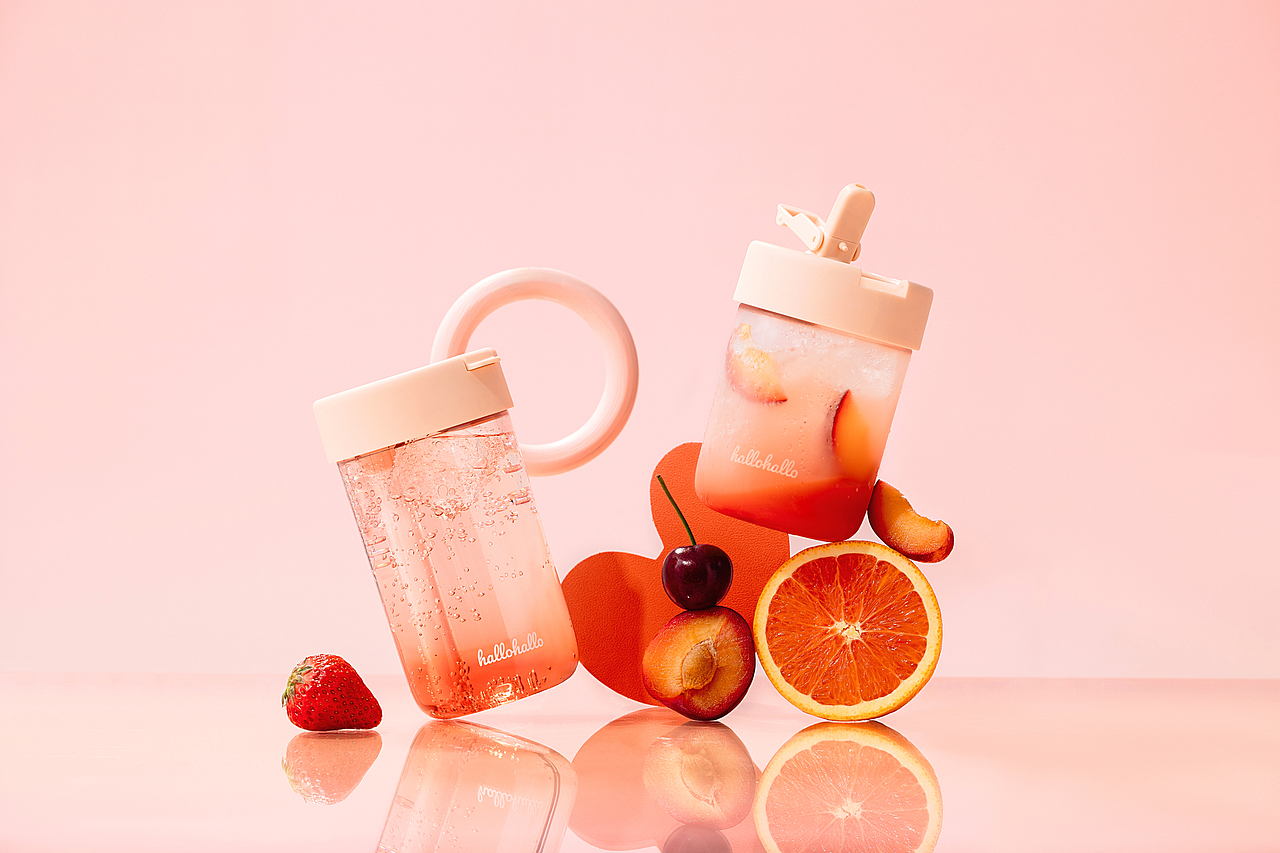 给夏天解解渴!杯子拍摄