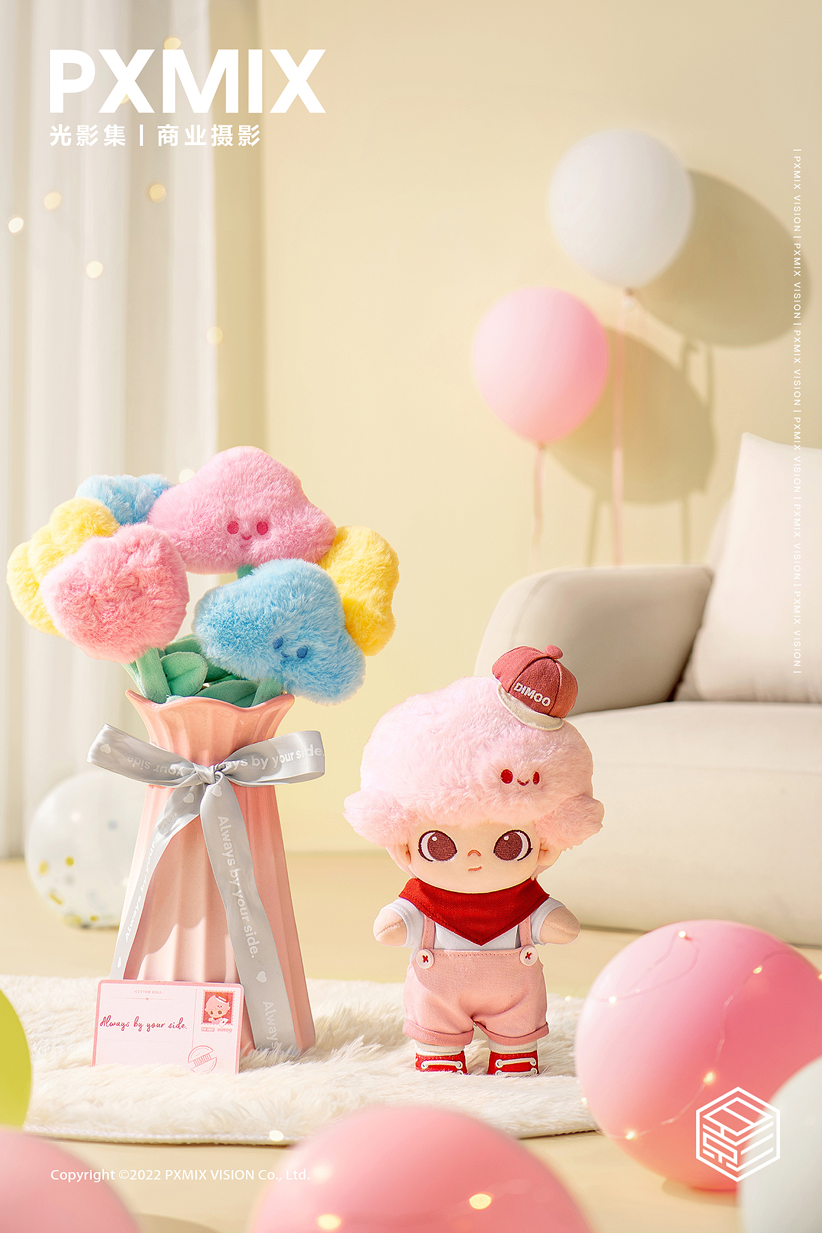 盲盒周边摄影丨泡泡玛特 七夕系列 x 光影集 PXMIX