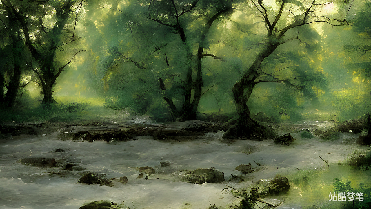#站酷梦笔#暮春野渡