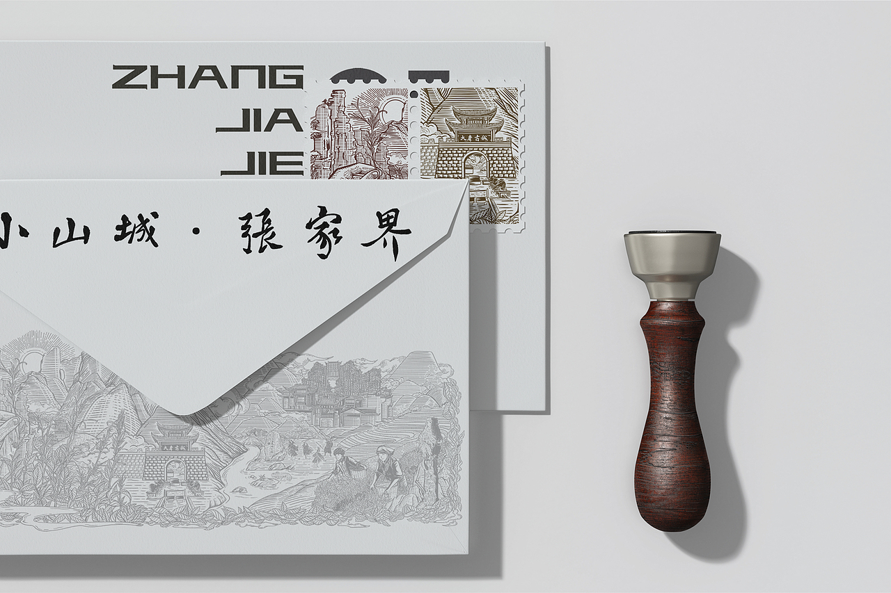 版画 I 插画张家界（图ZMzM3NTkzMDY0） - 商业插画 - 站酷设计师匡益达原创素材 - 站酷ZCOOL