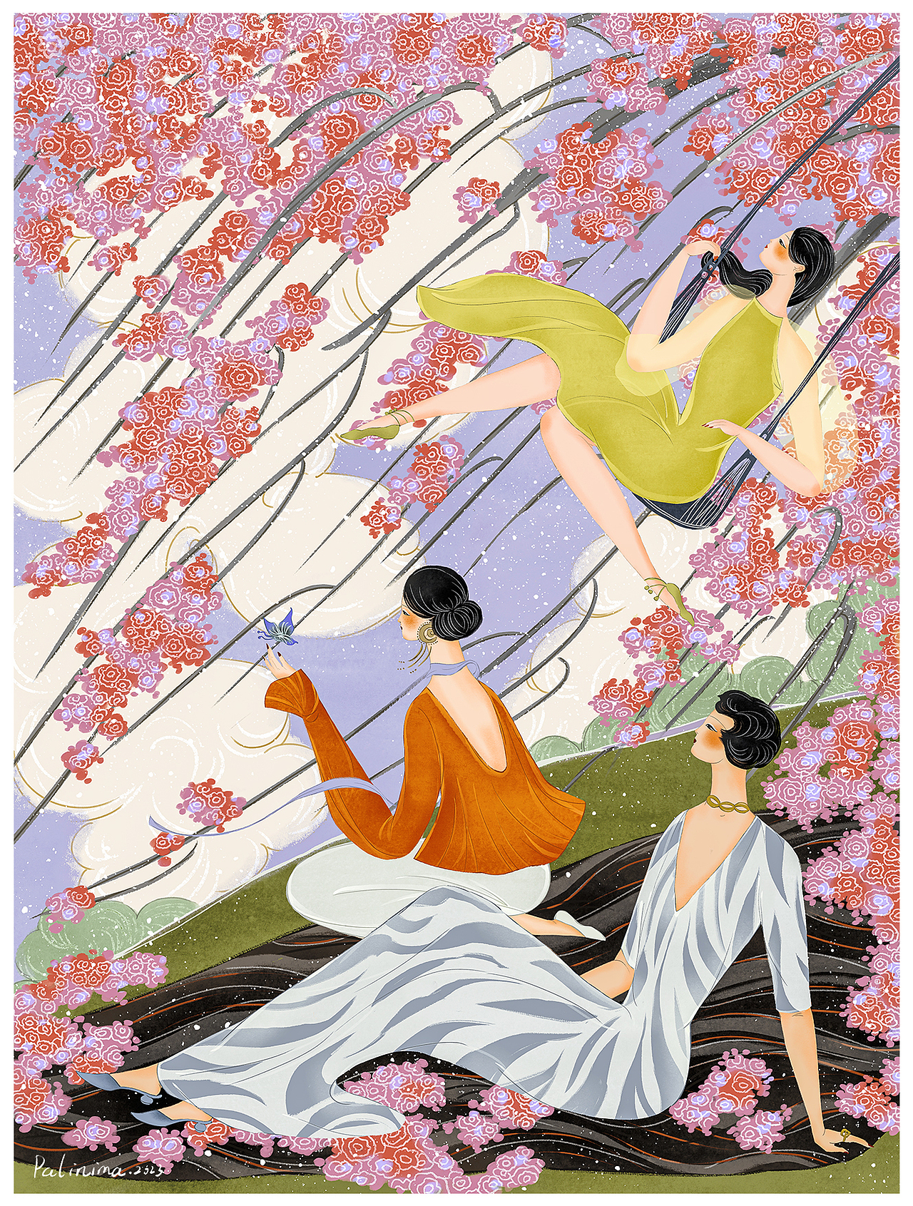 期待所有女性都可以拥有自由美丽和爽朗~（图ZMzM4MzMyNTky） - 艺术插画 - 站酷设计师周小穗原创素材 - 站酷ZCOOL