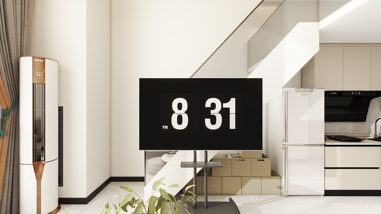 LOFT跃层公寓——简单的暖色系之家