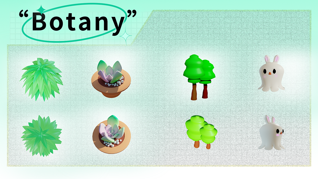 blender每日一练-好柿花生