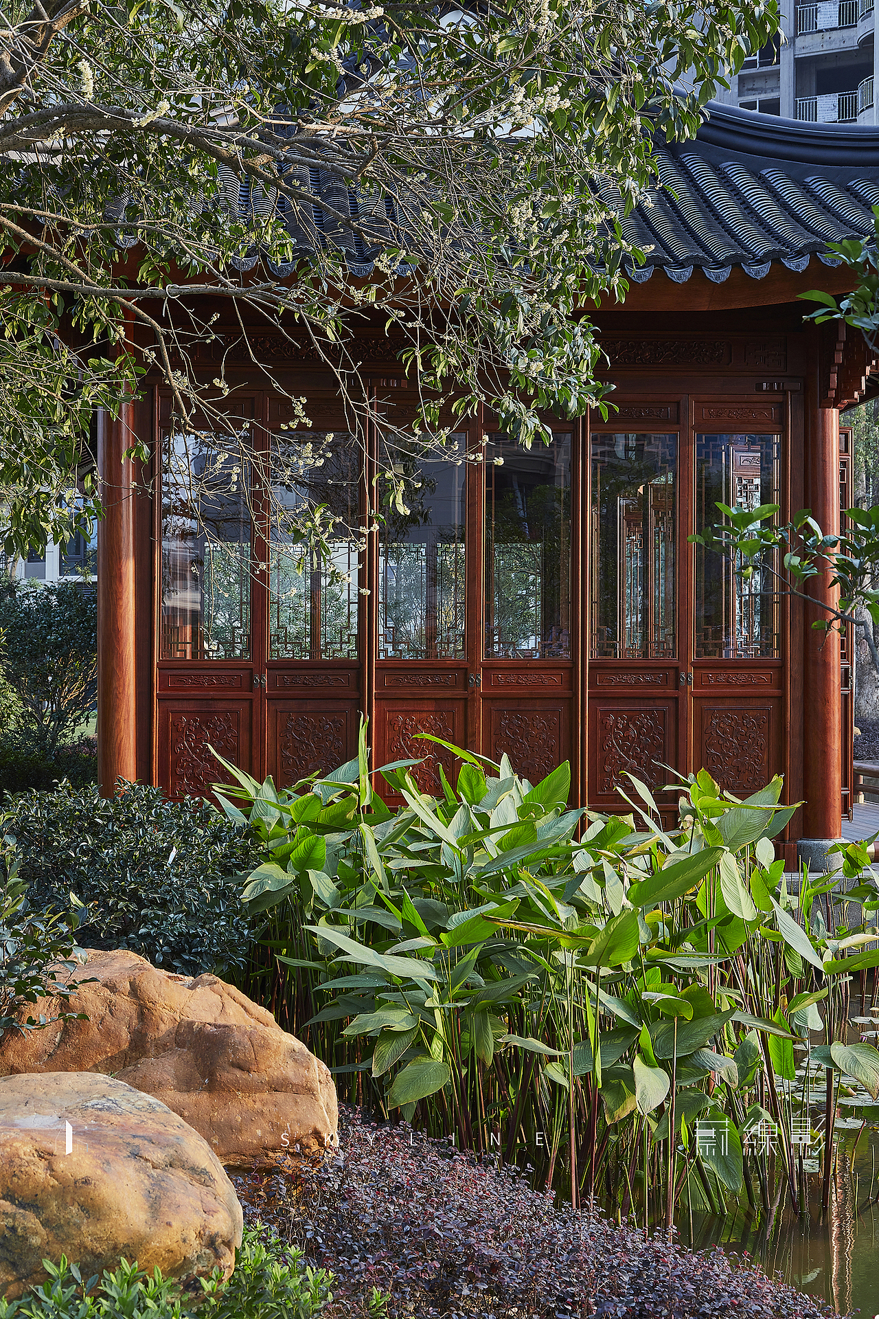 蔚线影建筑空间摄影|园林景观拍摄|长沙星河湾苏式轩榭