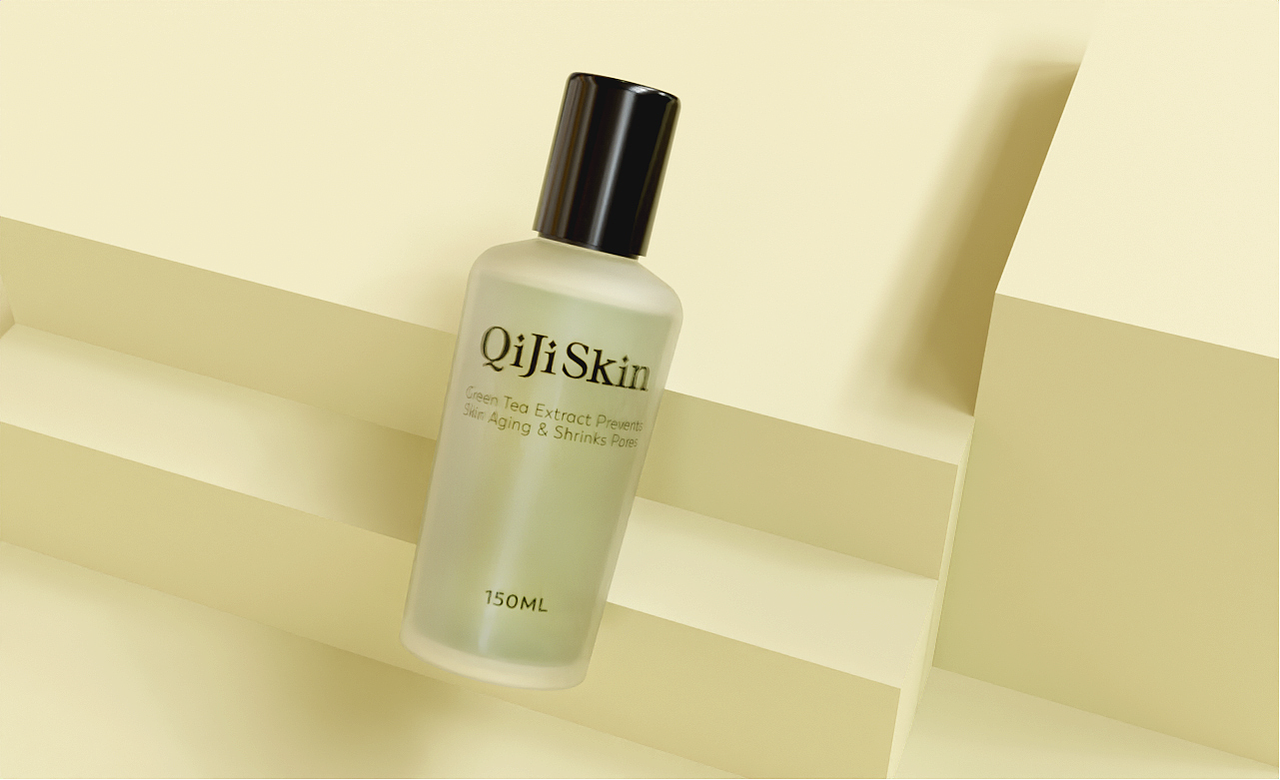 QijiSkin护肤品牌包装全案/Logo/面霜/精华液/水乳