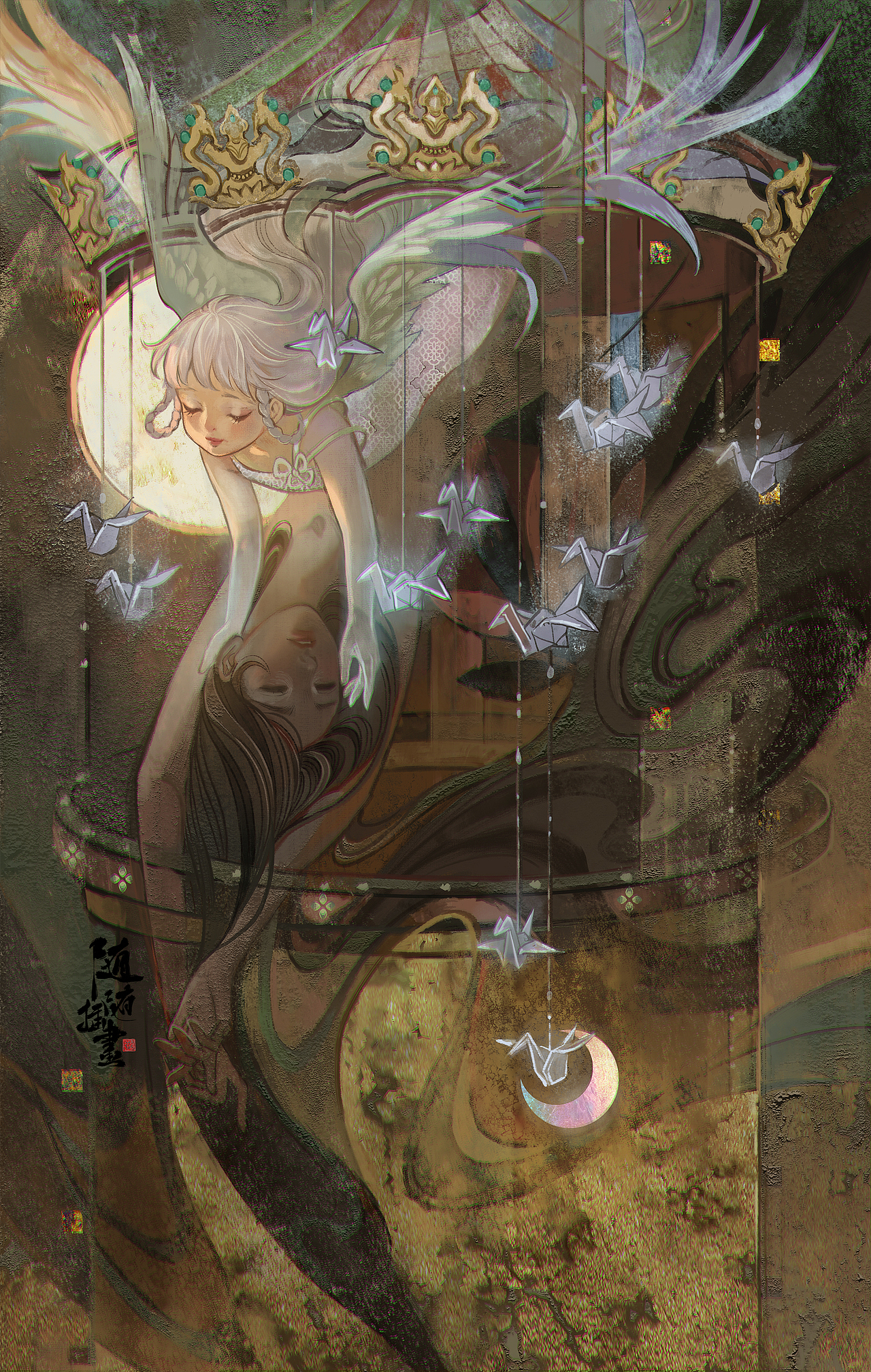 她们（图ZMzcwOTg1NDE2） - 艺术插画 - 站酷设计师养猫画画的随随原创素材 - 站酷ZCOOL